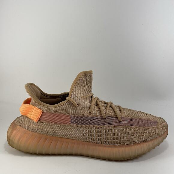 Adidas Yeezy Boost 350 V2 'Clay' Men's Size 12 Comfort Sneakers EG7490 Orange - Picture 1 of 9